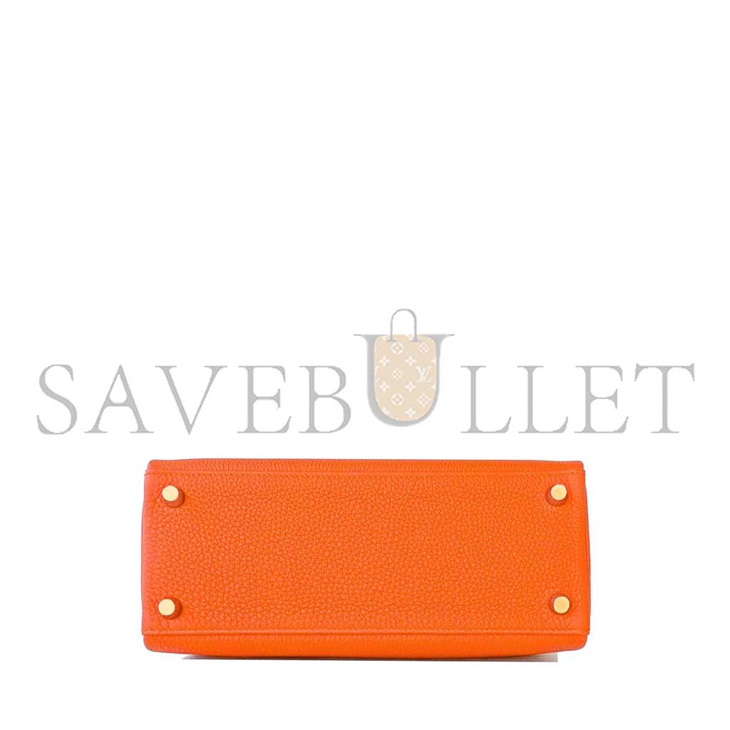 H**mes orange kelly 25 togo bag (25*17*7cm)